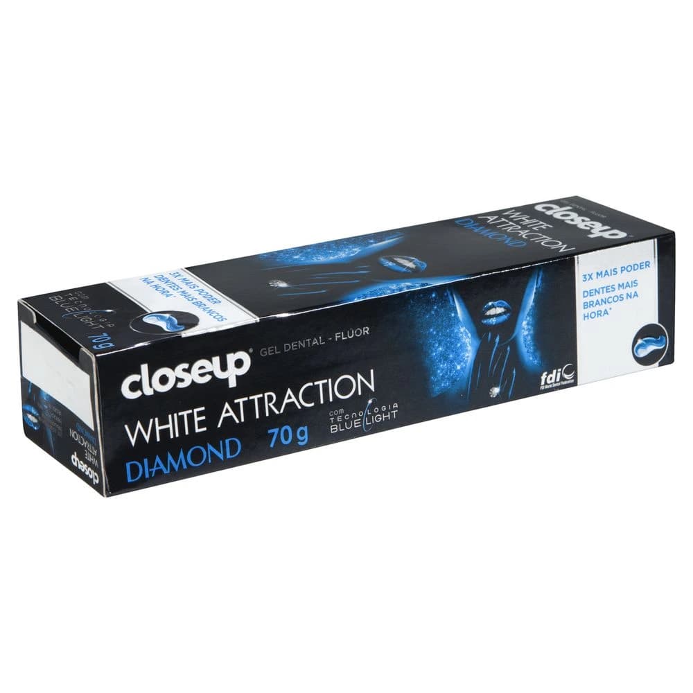 Closeup Gel Dental White Attraction Diamond 70g