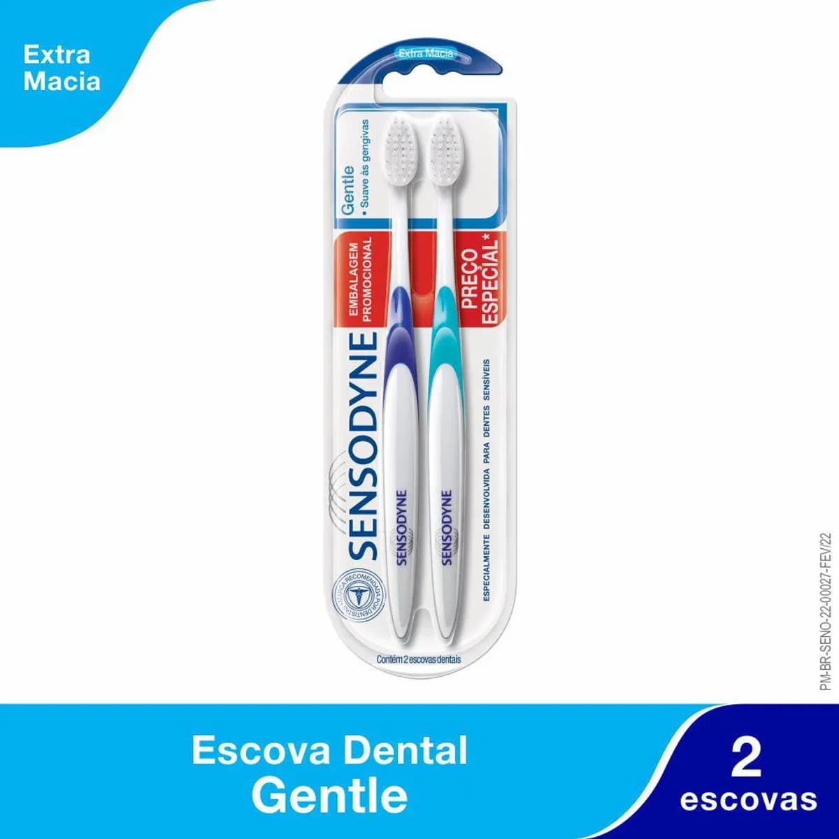 Sensodyne Escova Dental Extra Macia Gentle (2 unidades)