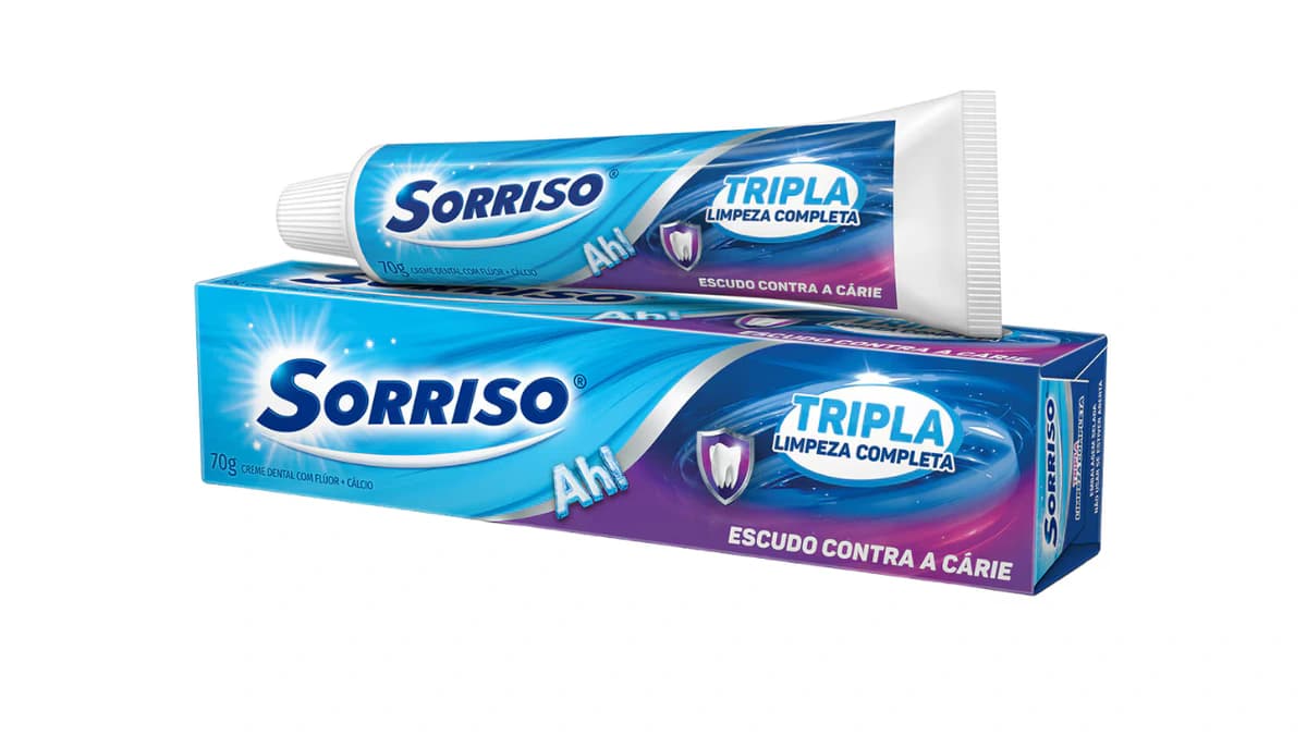 Sorriso Creme Dental Tripla Limpeza Completa 70g