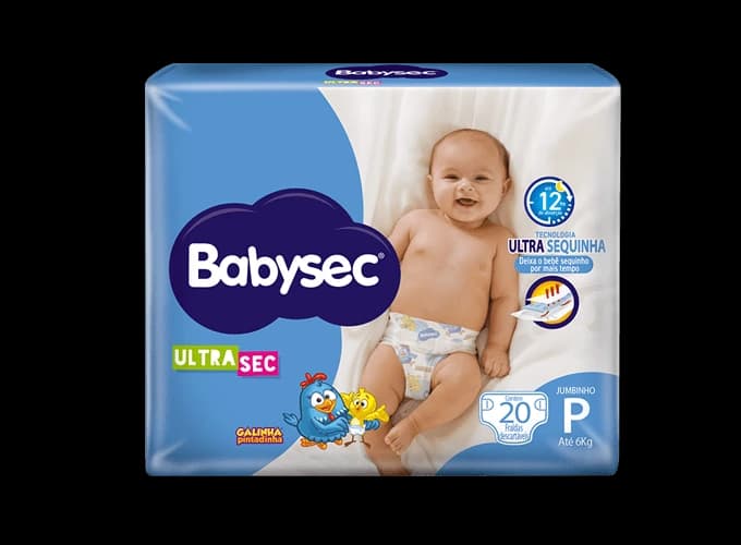 Babysec Fralda Descartável Ultrasec P 20 unidades