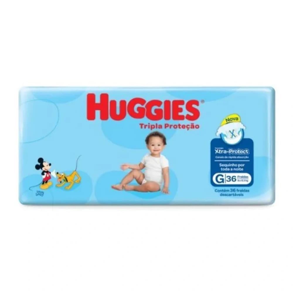 Huggies Fralda Huggies Tripla Proteção G 36 unidades