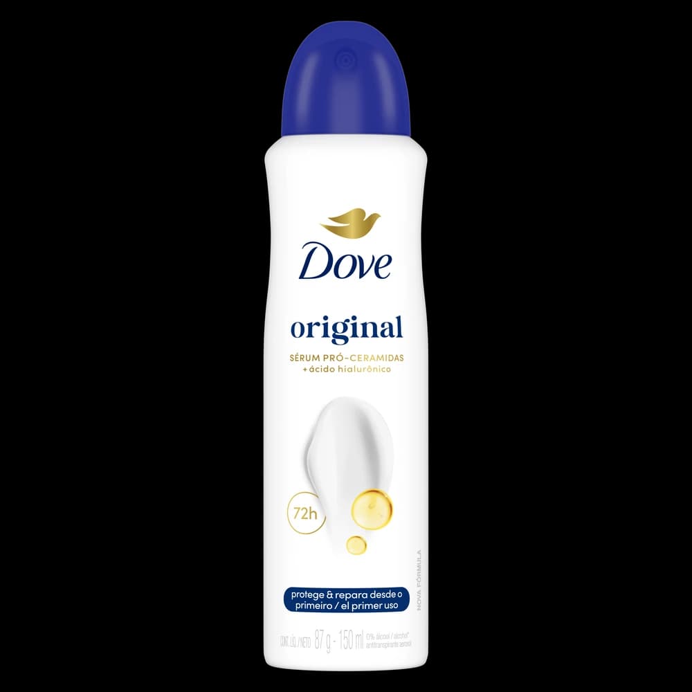 Dove Desodorante Antitranspirante Aerossol Original 150ml