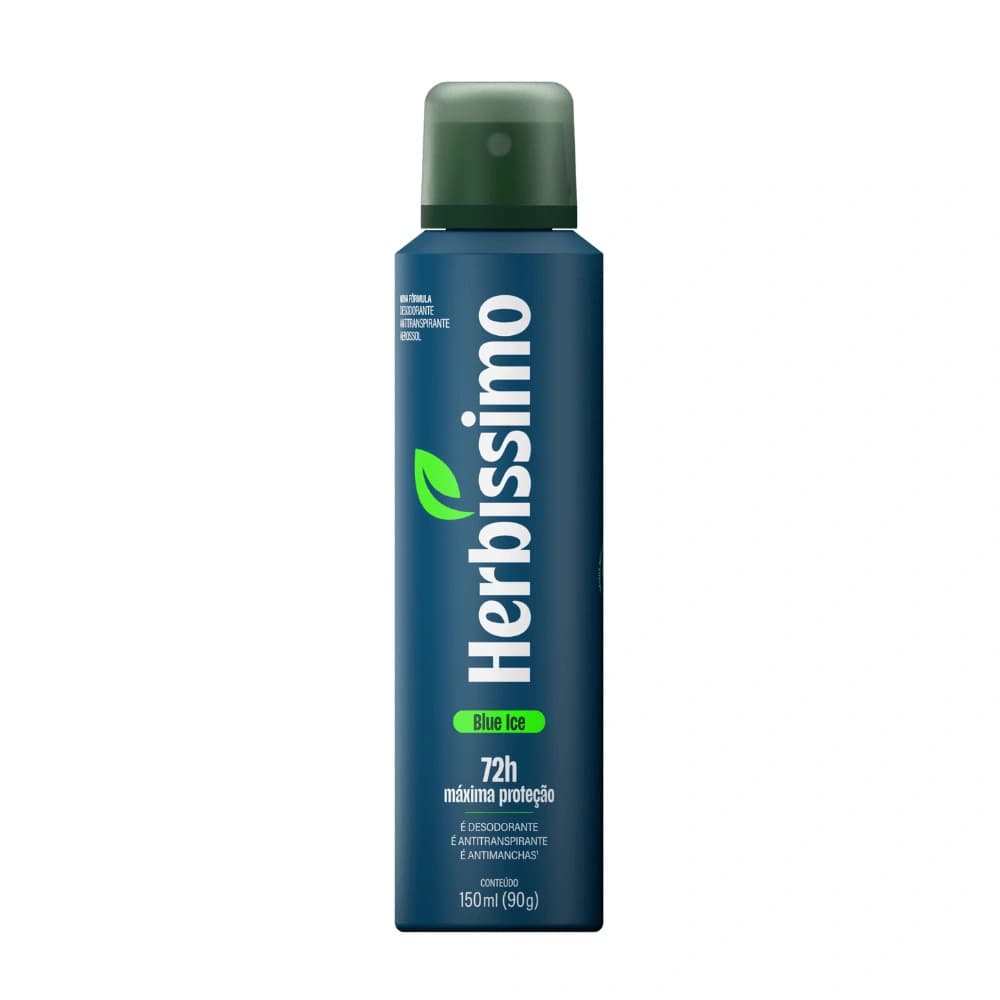 Herbíssimo Desodorante Aerossol Antiperspirante Blue Ice 150ml