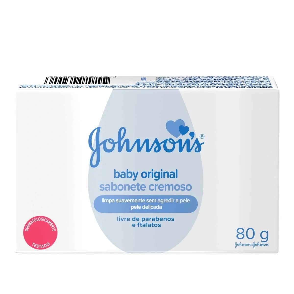 Johnson's Sabonete em Barra Baby Original 80g