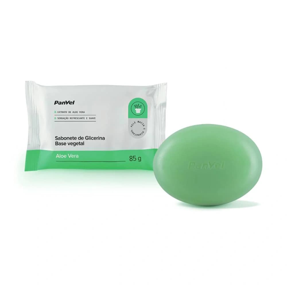 Panvel Sabonete em Barra Glicerinado Aloe Vera 85g