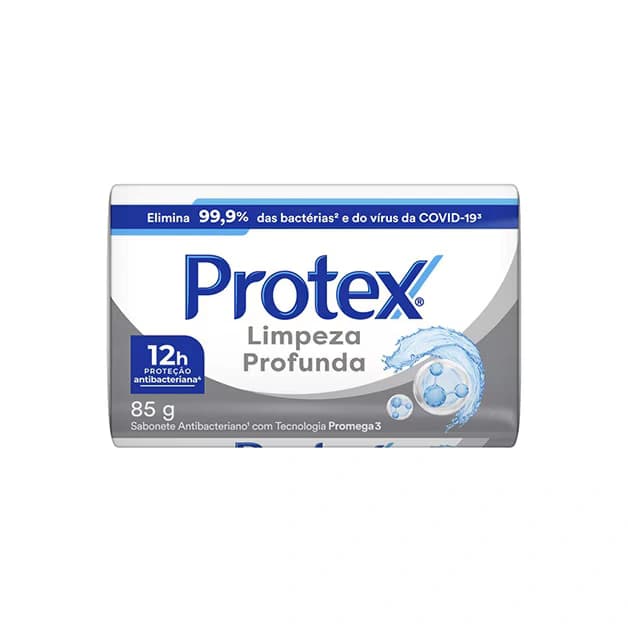 Protex Sabonete em Barra Antibacteriano Limpeza Profunda 85g