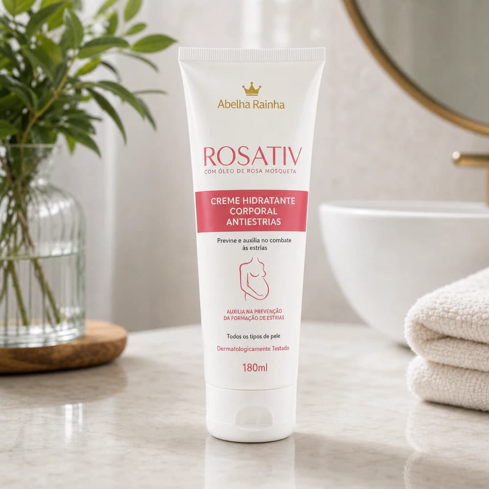 Abelha Rainha Rosativ Creme Hidratante Corporal 180ml