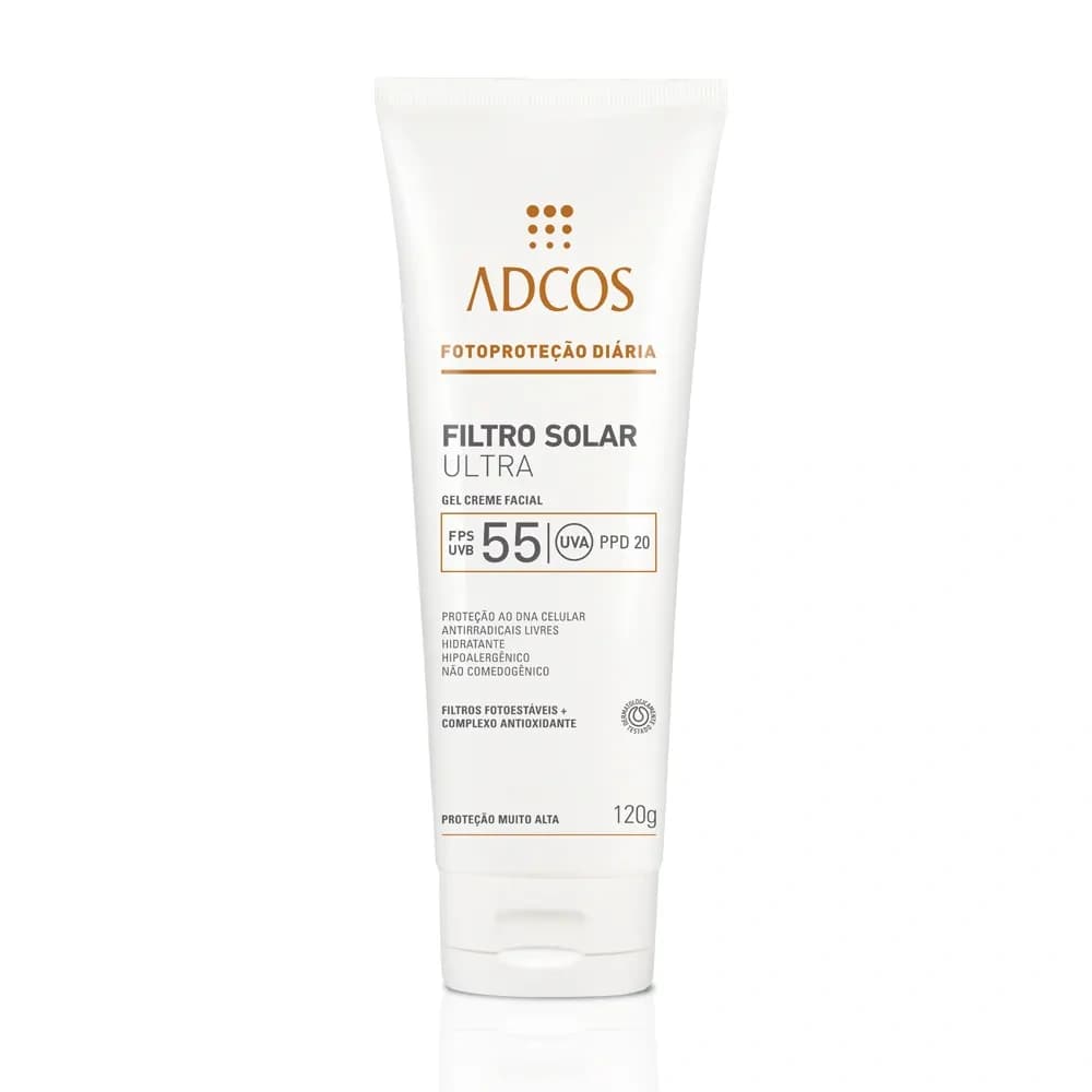 Adcos Adcos Filtro Solar Ultra FPS55 Gel Creme 120g