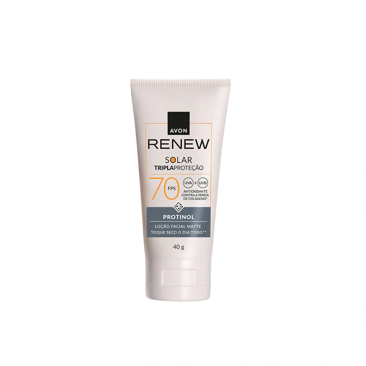 Avon Avon Renew Protetor Solar Facial FPS 70 Toque Seco 40g