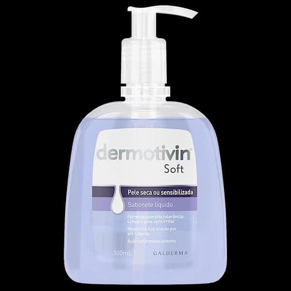 Dermotivin Soft Sabonete Líquido Facial 300ml