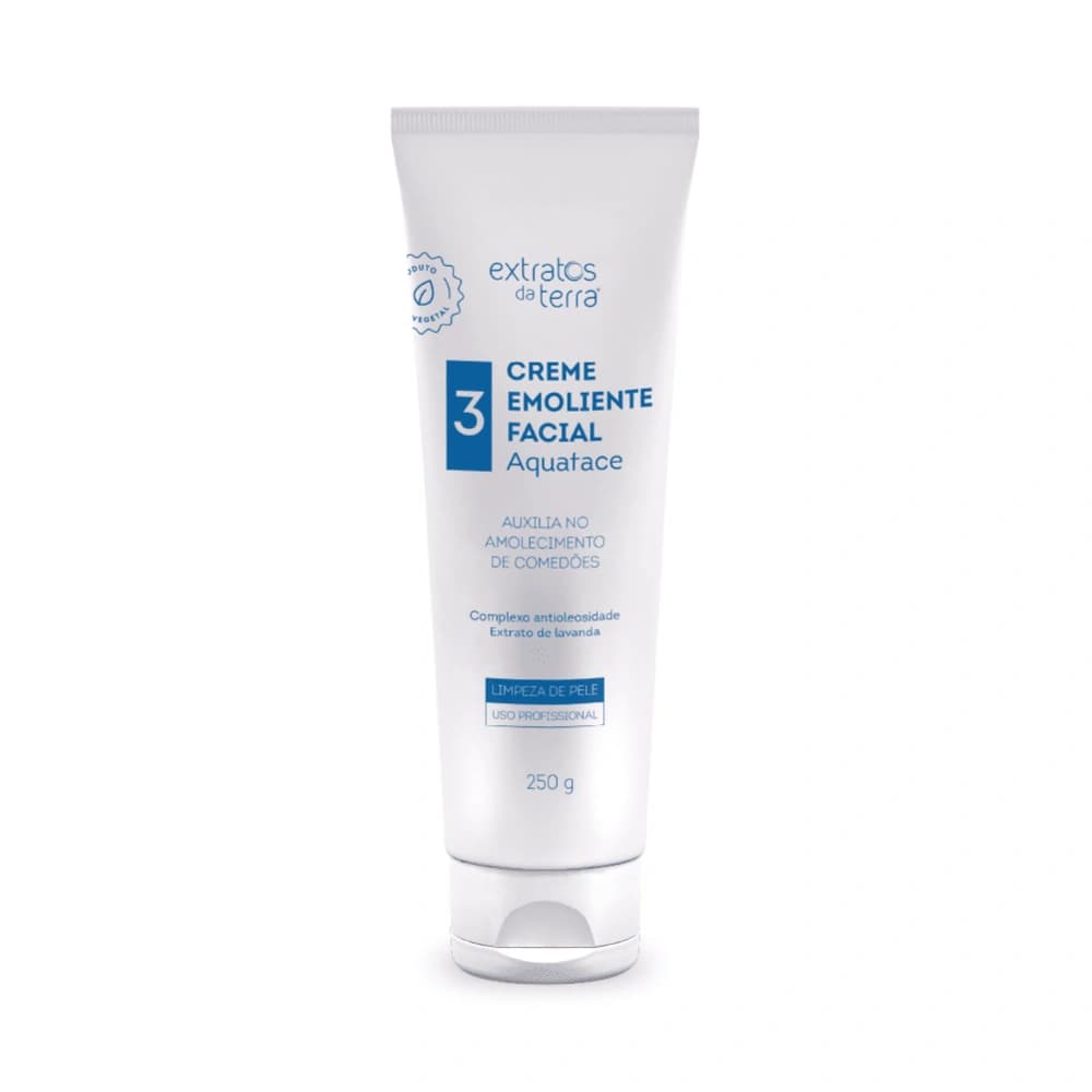 Extratos da Terra Aquaface Creme Emoliente Facial 250g