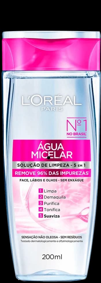 L'Oréal Paris Água Micelar Solução de Limpeza 5 em 1 200ml