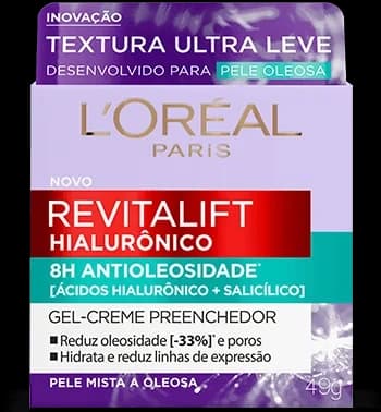 L'Oréal Paris Revitalift Hialurônico Gel de Limpeza Antioleosidade 49g