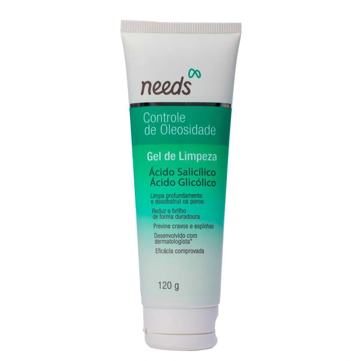 Needs Gel de Limpeza Facial Needs Controle de Oleosidade, 120g