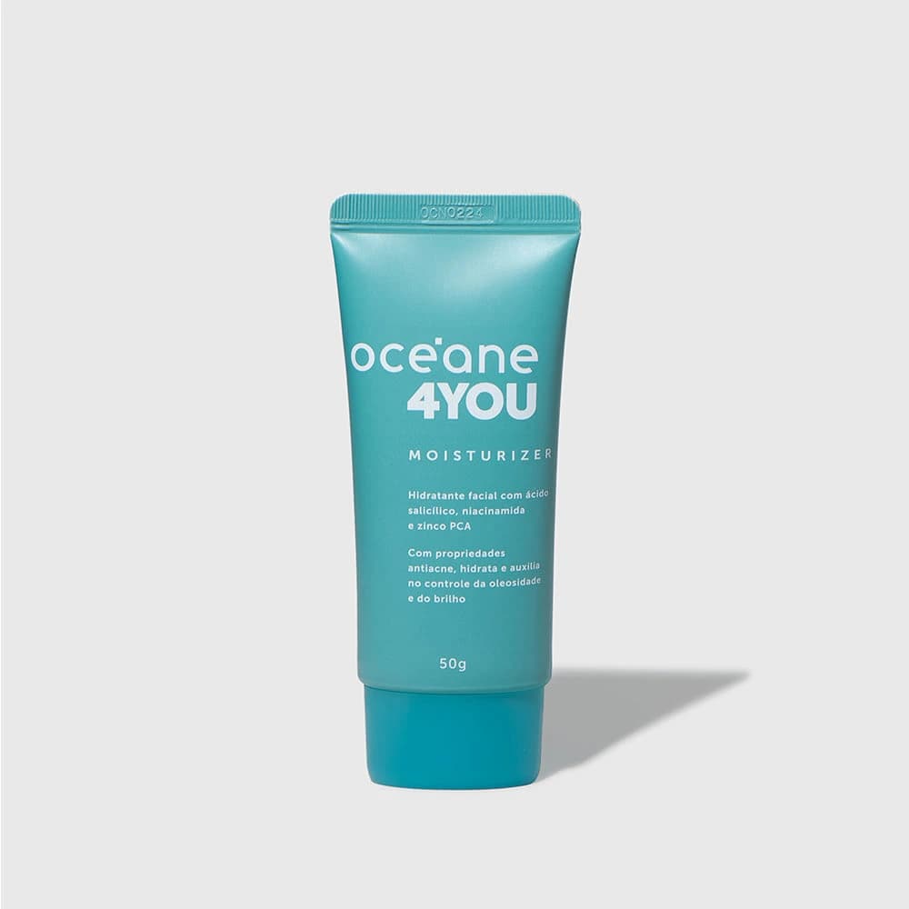 Océane Hidratante Facial com Niacinamida e Ácido Salicílico Moisturizer 4You 50g