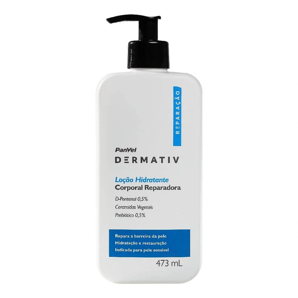 Panvel Dermativ Loção Hidratante Corporal Panvel Dermativ Reparação, 473ml