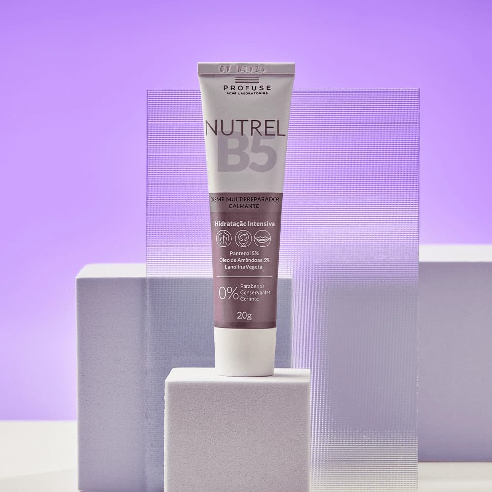 Profuse Profuse Nutrel B5 Creme Multirreparador Calmante Corpo e Rosto, 20g