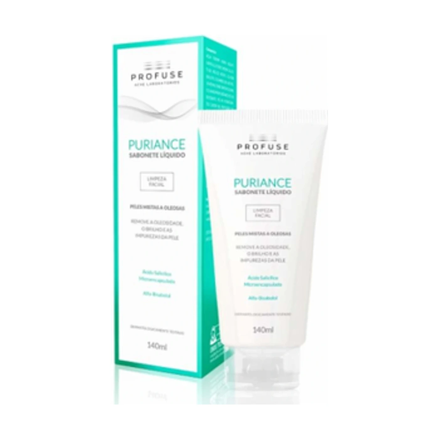 Profuse Profuse Puriance Sabonete Líquido Facial Pele Mista a Oleosa, 140ml