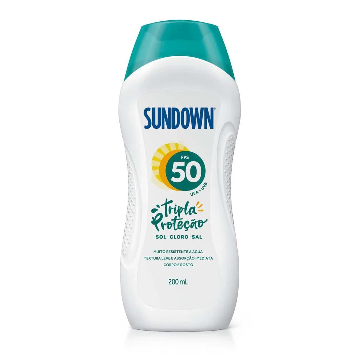 Sundown Sundown Protetor Solar Corpo e Rosto Praia e Piscina FPS 50, 200ml