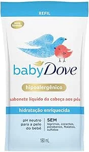 Baby Dove refil sabonete líquido hidratação enriquecida 180 ml