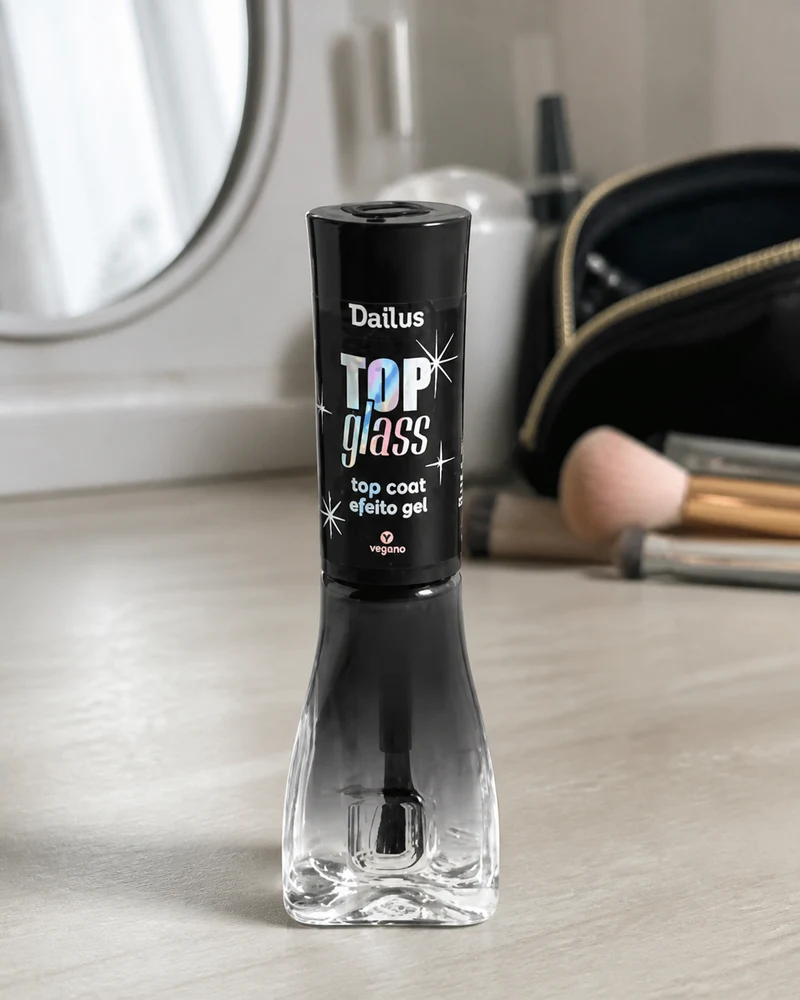 Dailus Top Glass top coat efeito gel