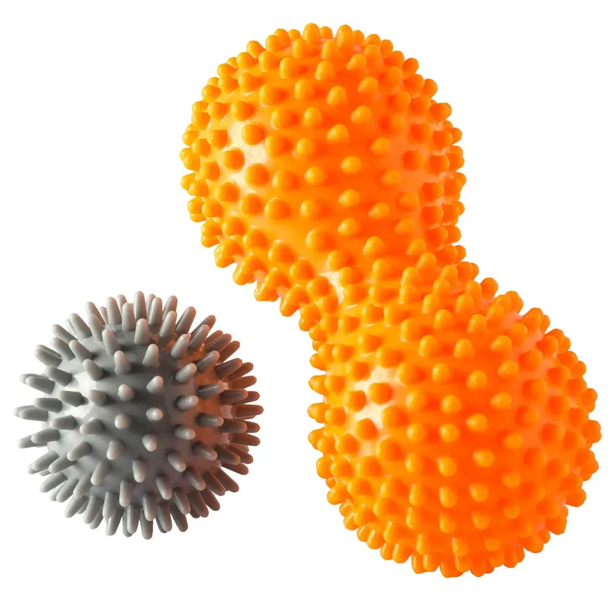 Conjunto VOLLO de rolo e bola de massagem para liberação miofascial